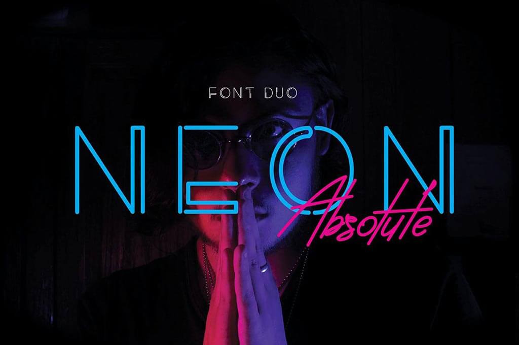 Neon Absolute — Font Duo