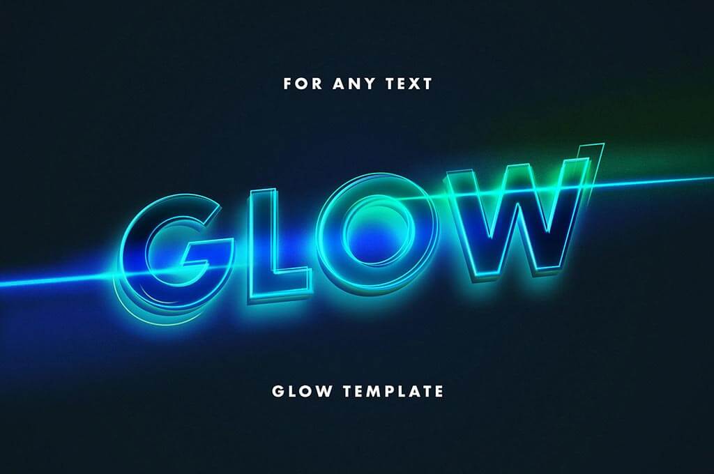 Neon Lettering Text Effect