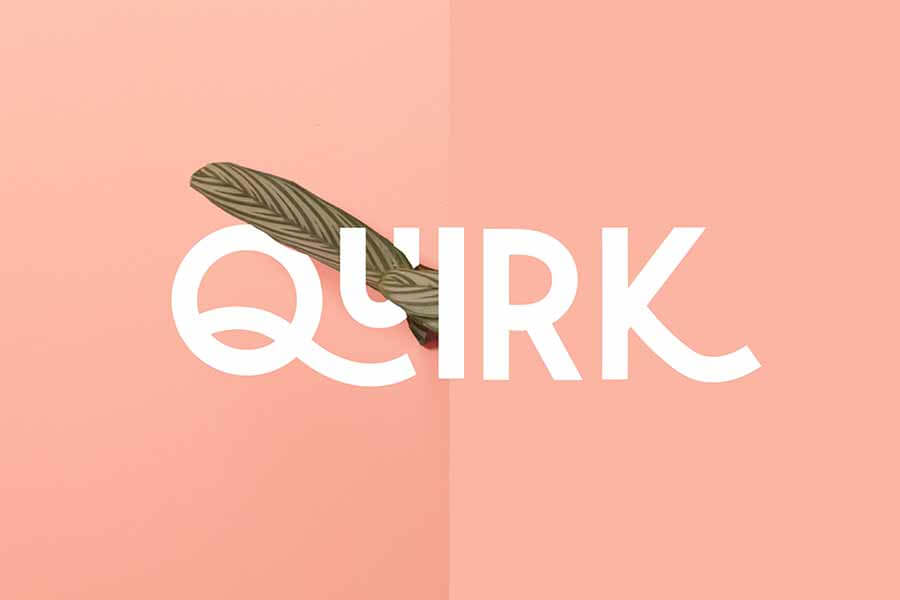 Quirk Display Font