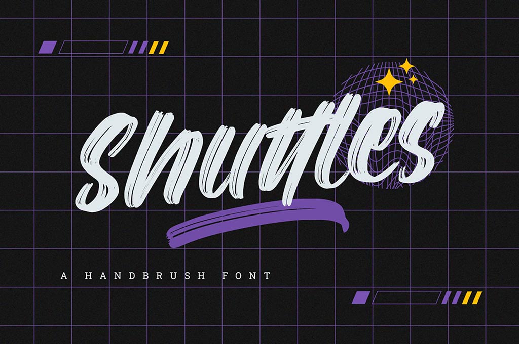 Shuttles - Brush Font