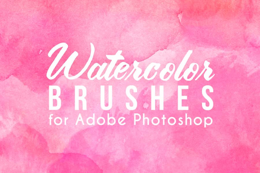 75 Watercolor Photoshop Brushes