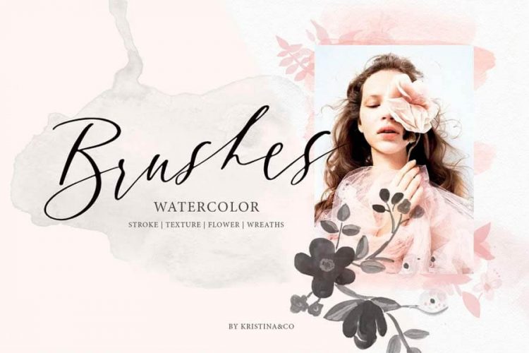 40+ Best Free Photoshop Watercolor Brushes - The Designest