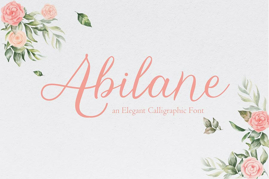 Abilane — Elegant Calligraphic