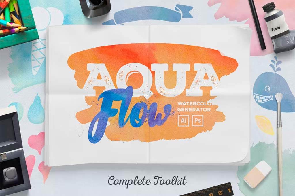 Aquaflow Watercolor Generator
