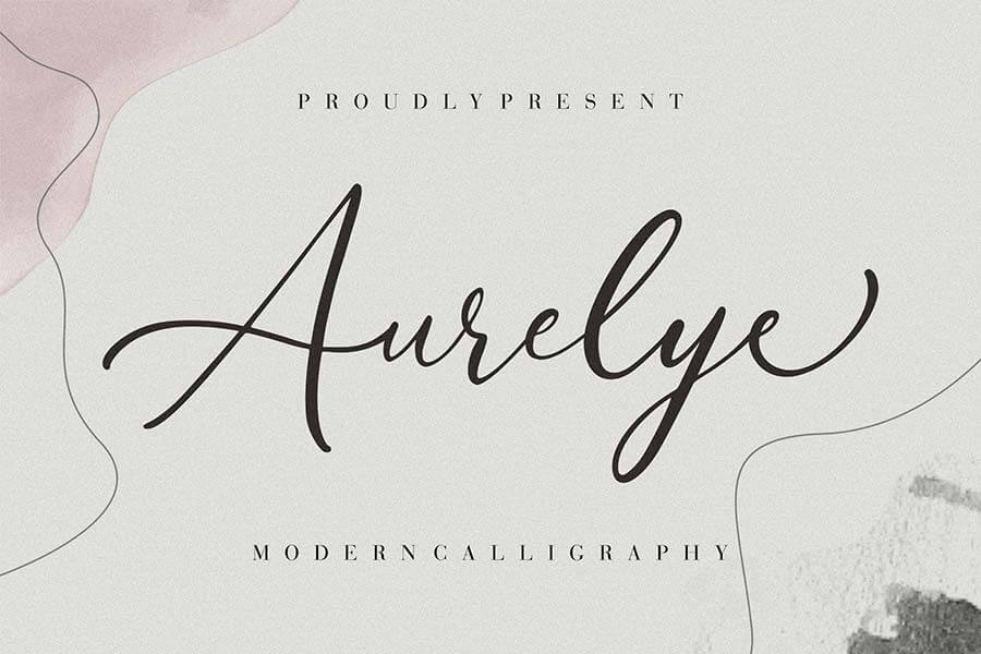 Aurelye Modern Calligraphy