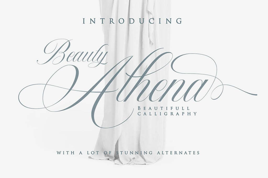 Beauty Athena – Beautiful Calligraphy Font
