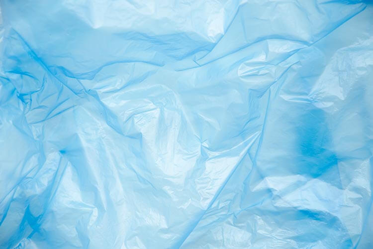 Blue Plastic Texture Background