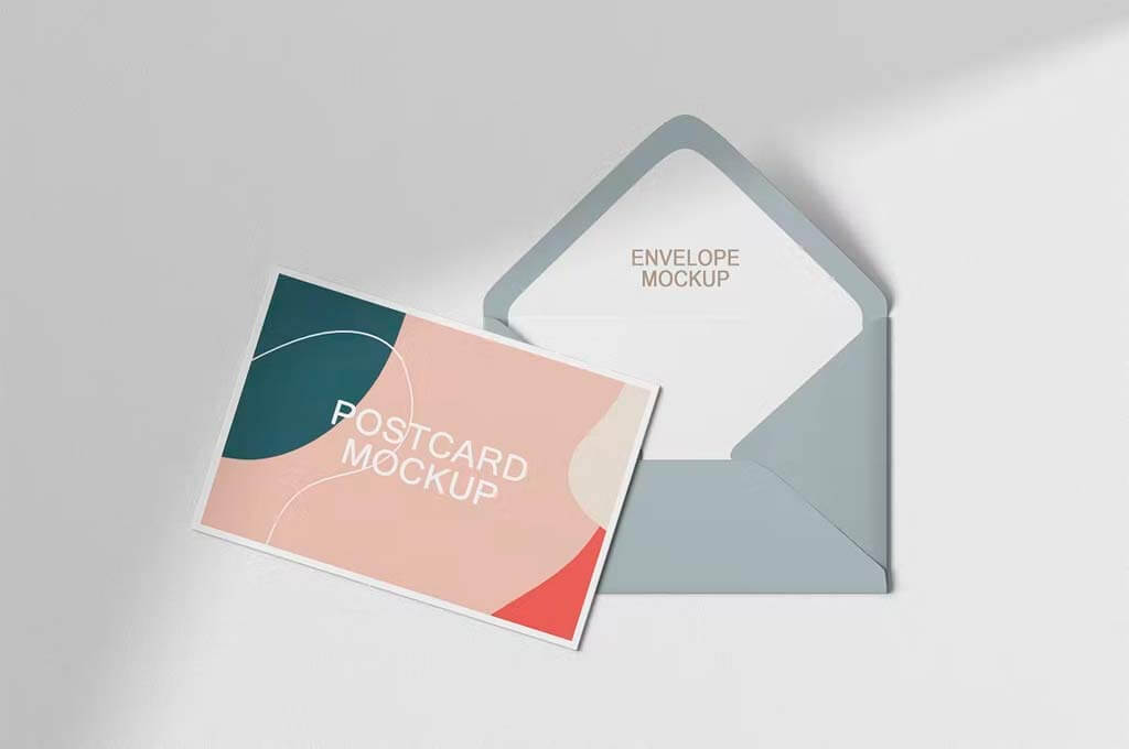 Envelope and Postcard Mockups