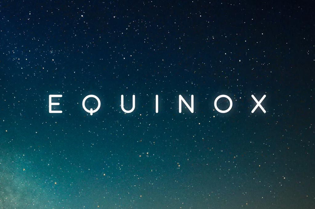 Equinox Futuristic Typeface