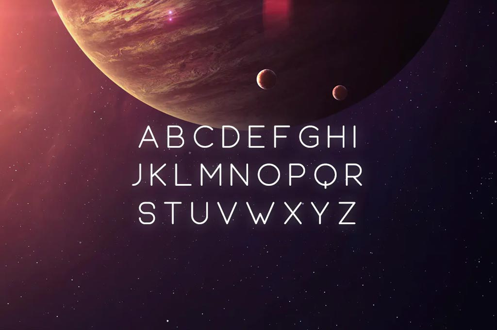 Equinox Futuristic Typeface