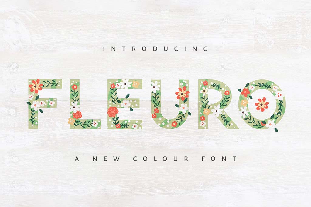 Fleuro Color Font
