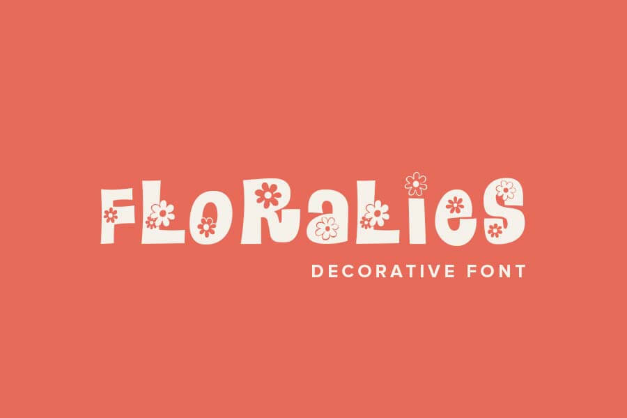 Floralies — Indie Flower Font