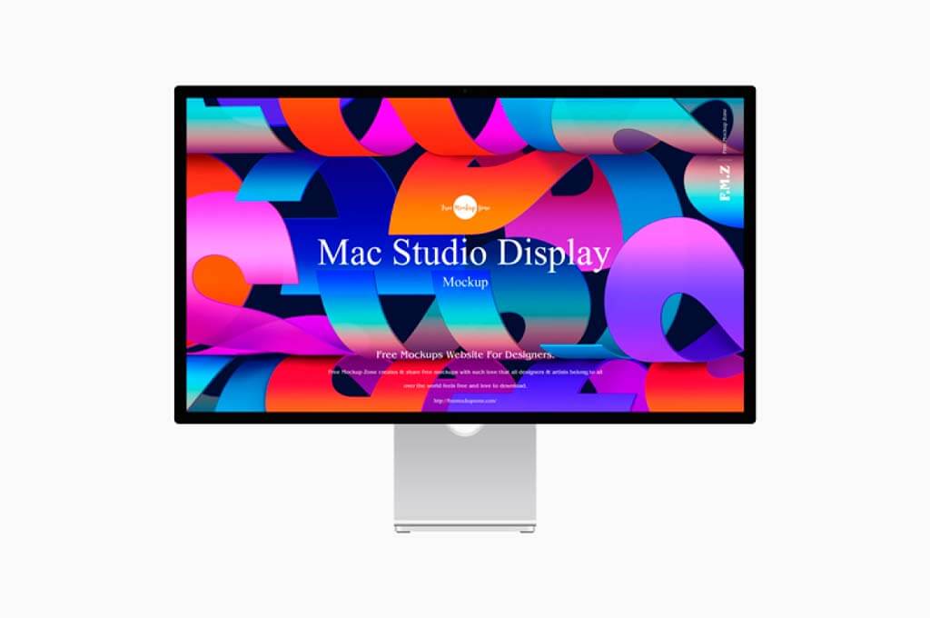 Free Mac Studio Display Mockup