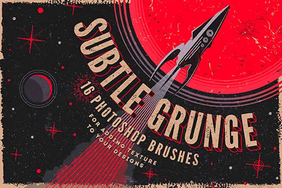 Grunge Photoshop Brushes Kit