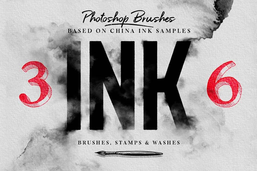 Ink Brushes — Photoshop Version