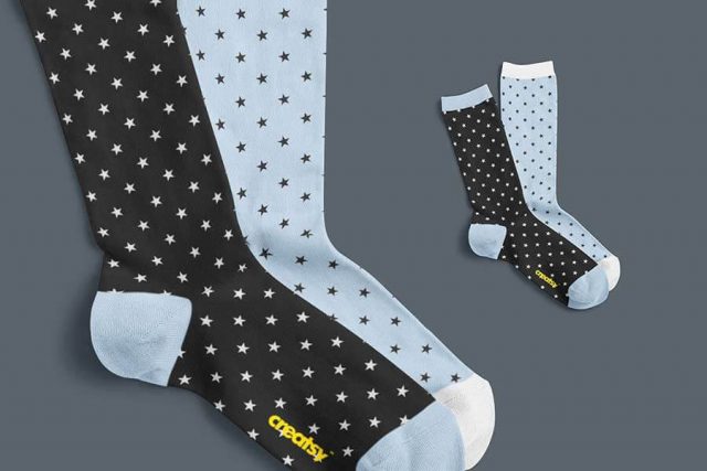 Download 🧦 24 Socks Mockup Templates to Showcase Your Creative Prints