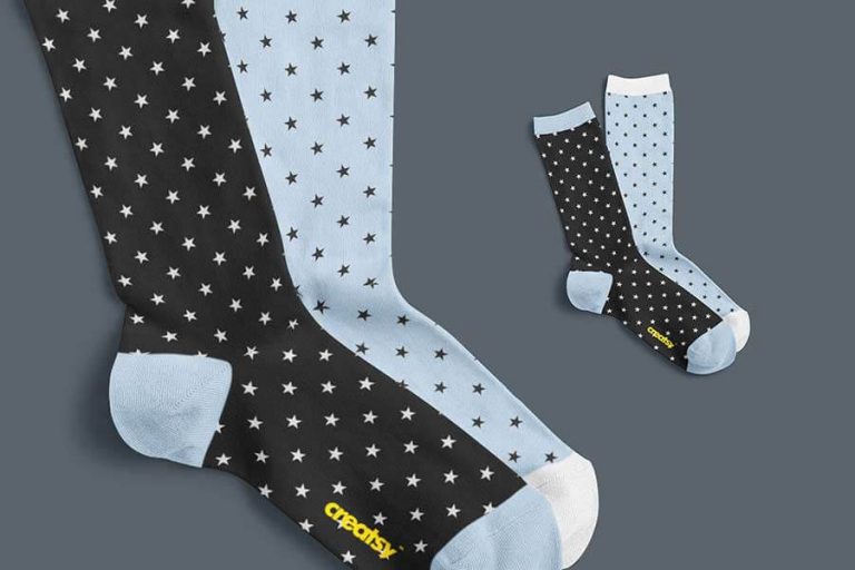Download 🧦 24 Socks Mockup Templates to Showcase Your Creative Prints