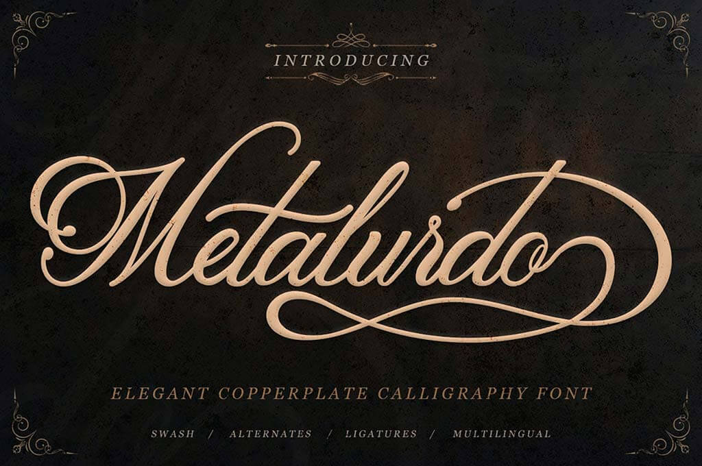 Metalurdo — Elegant Calligraphy Font