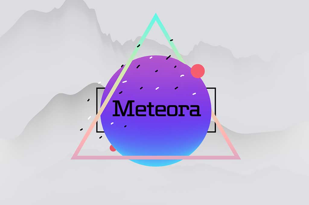 Meteora Futuristic Font