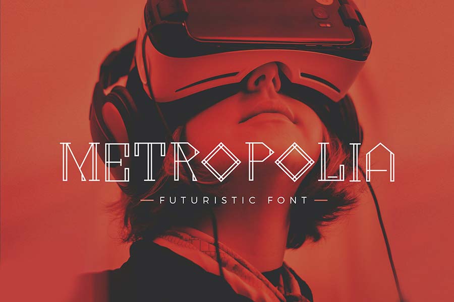 Metropolia — Futuristic Font