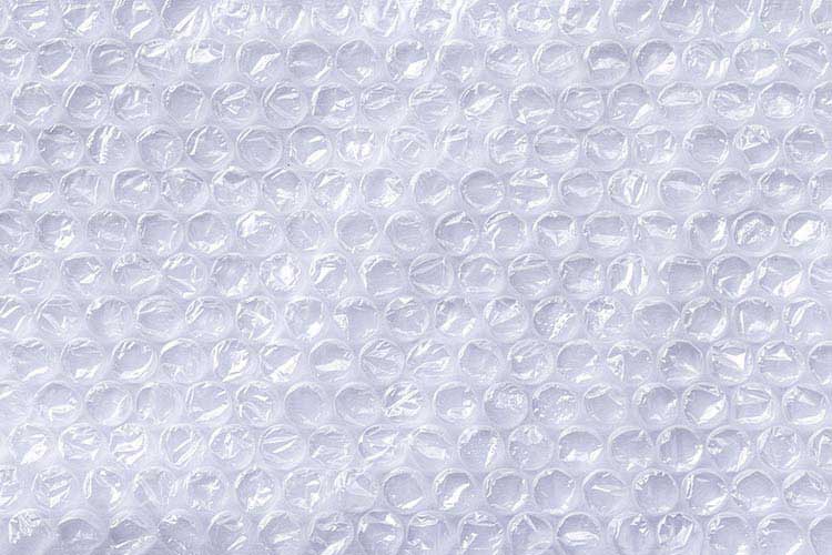 Plastic Wrap Texture with Bubbles