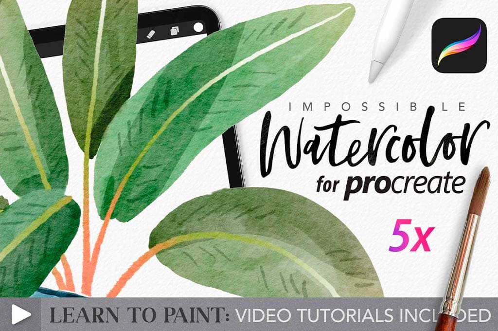 Procreate Watercolor Kit