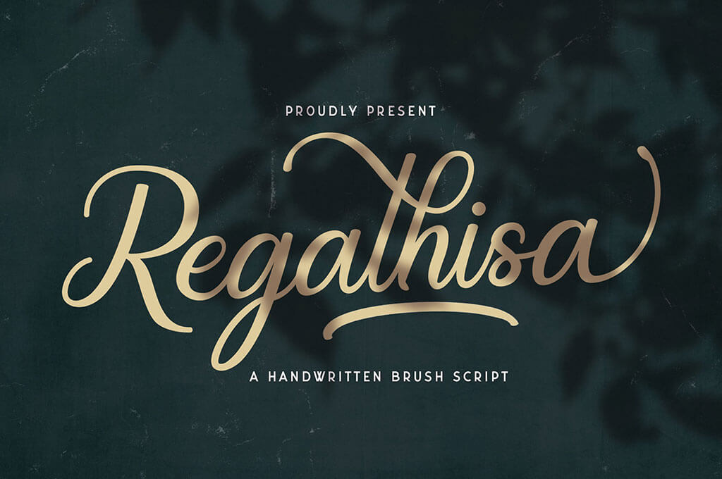 Regalhisa — Calligraphy Font