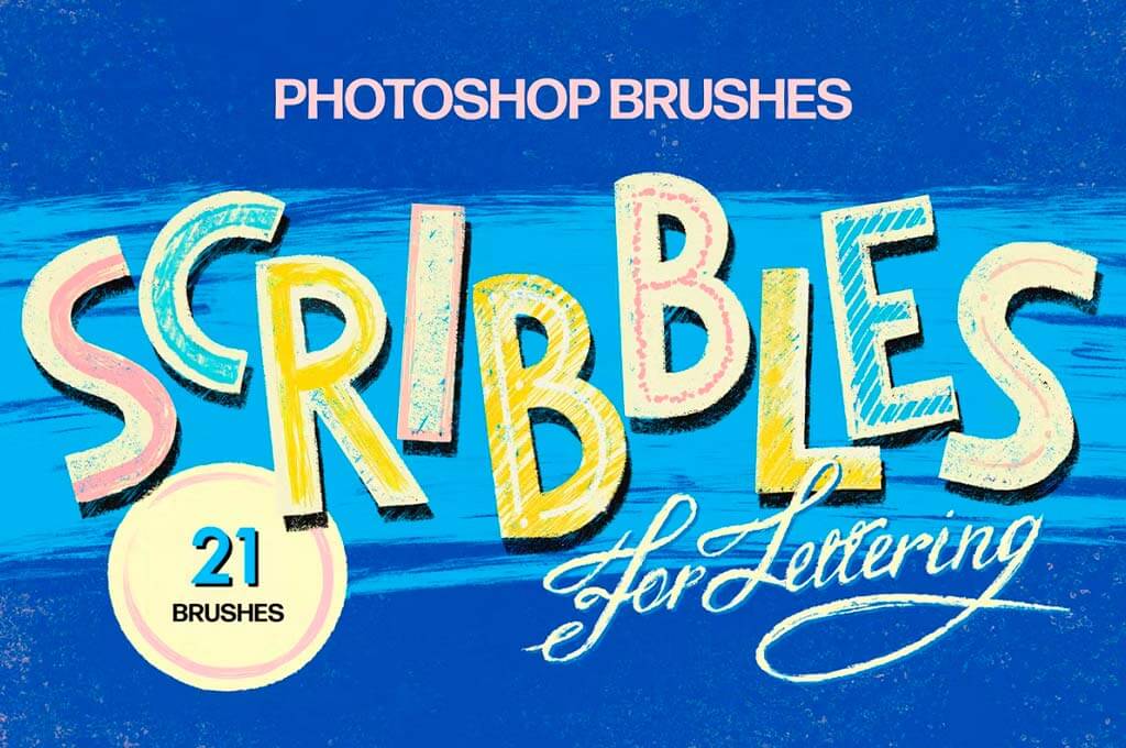 Scribbles Photoshop Brushes