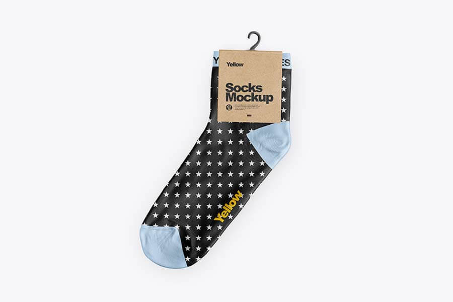 Shopping Sock Mockup