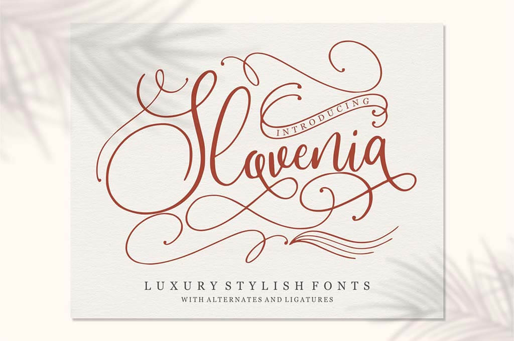 Slovenia | Calligraphy Font