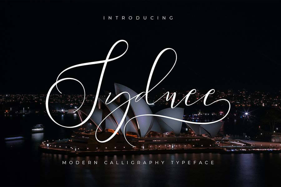 Sydnee Modern Calligraphy Font