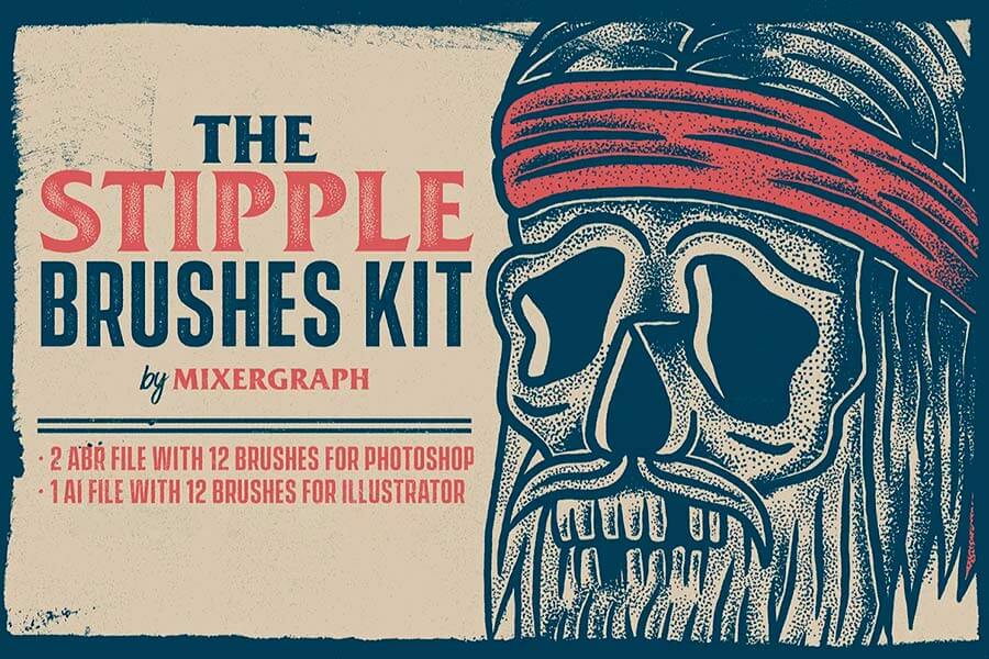The Stipple Brushes Kit