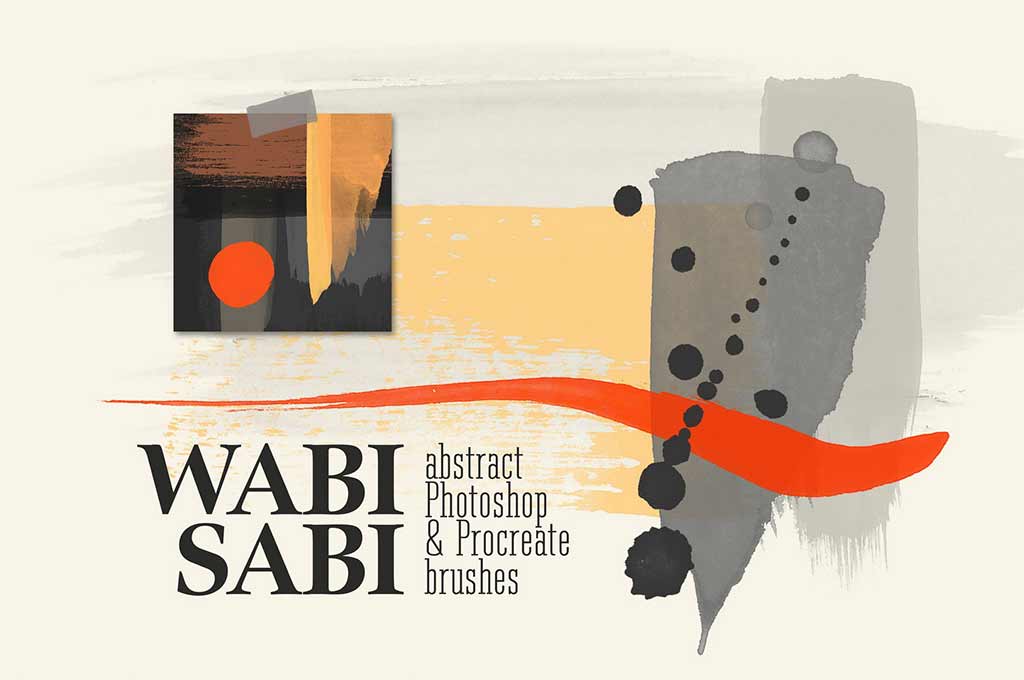Wabi Sabi Photoshop Procreate Stamps