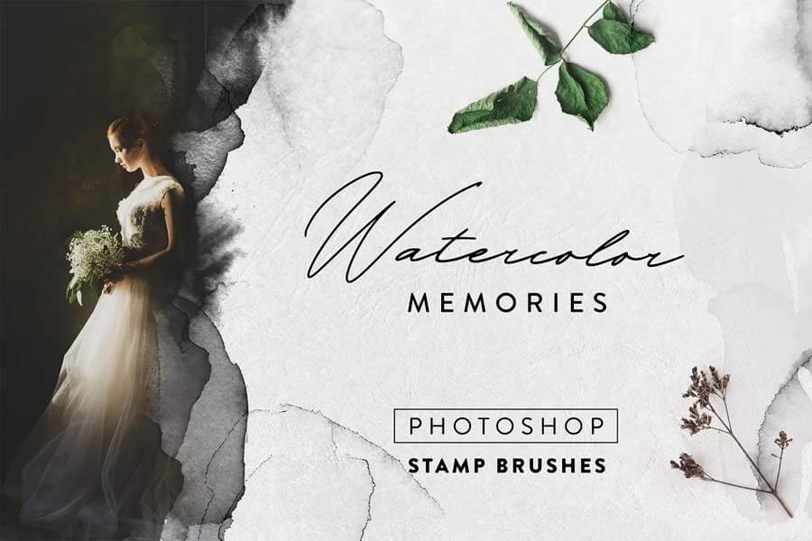 Watercolor Memories — 125 PS Brushes