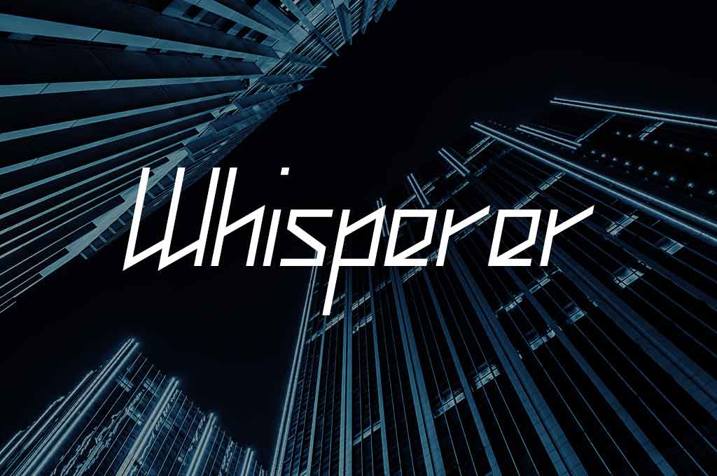 Whisperer Tech Font