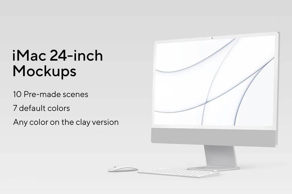 iMac 24’’ Mockups