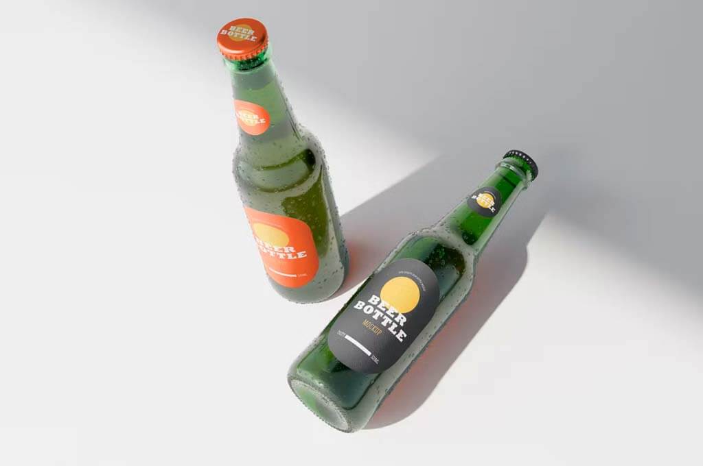 Beer Bottle Mockup 3