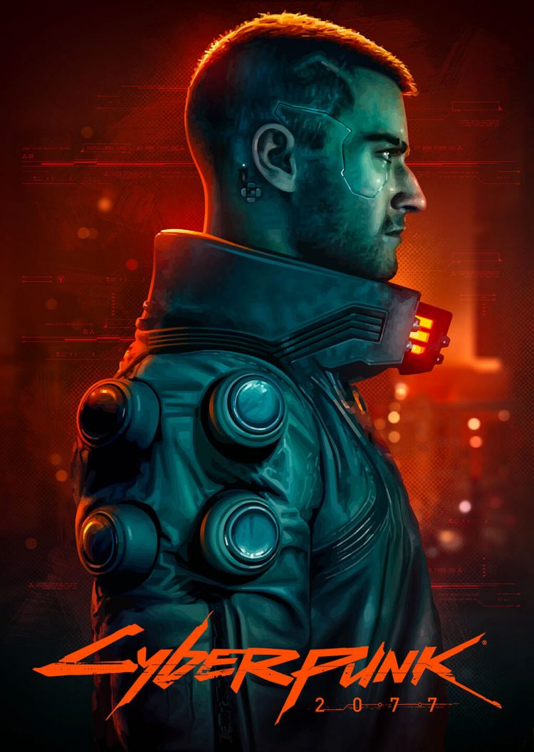 Cyberpunk 2077 Art Retrofuturism In Beams Of Neon The Designest   Cyberpunk 2077 Art By Brian Taylor 750x1056 