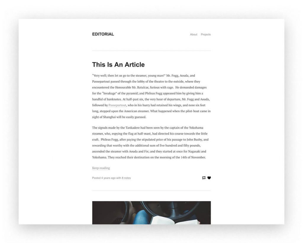 40+ Best Tumblr Themes For Writers — Free & Paid — The Designest