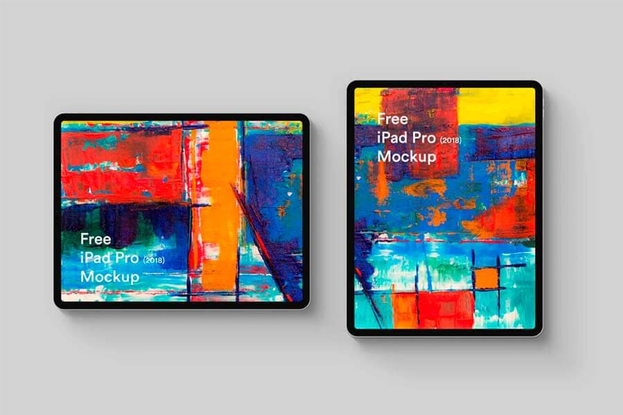 Free iPad Pro 2018 Easy to use Mockup