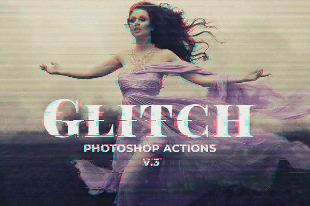 40 Glitch Effects For Photoshop After Effects And Illustrator