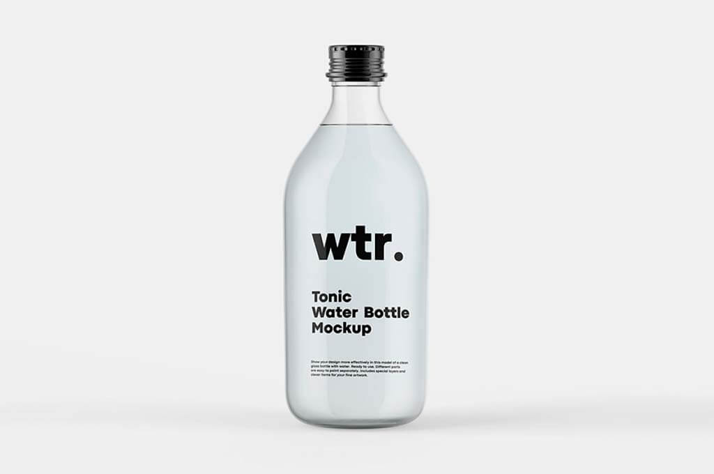 Tonic Bottle Mockup