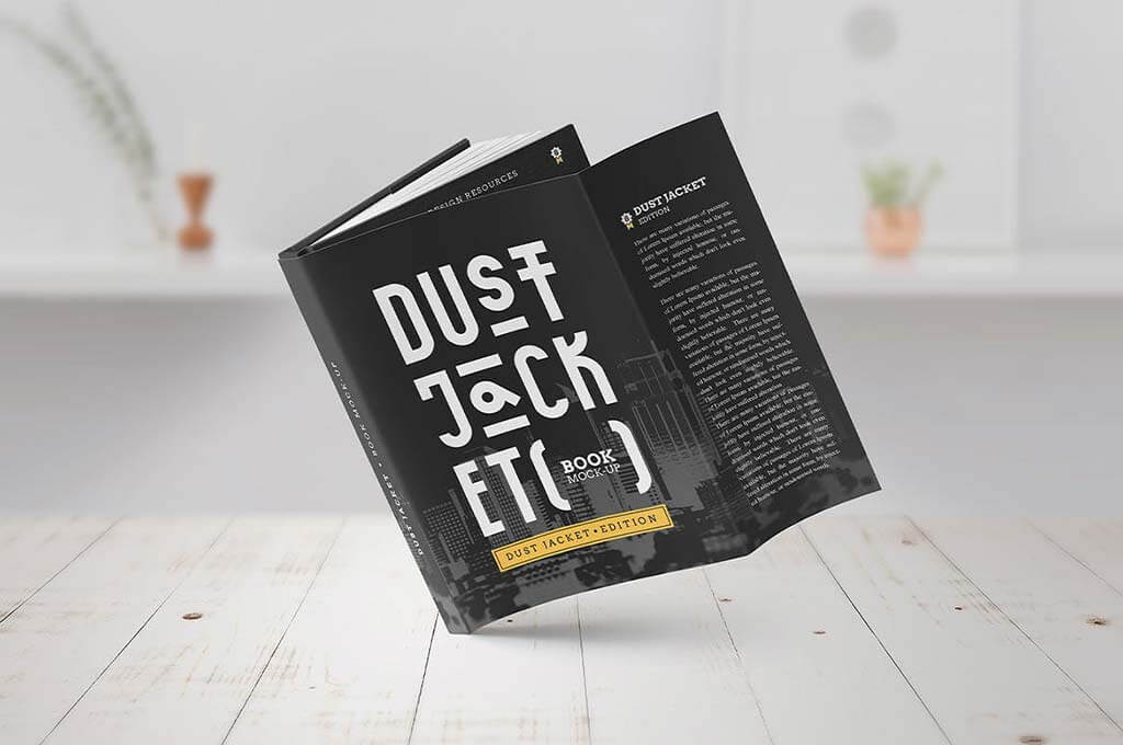 Book Mock-Up / Dust Jacket Edition