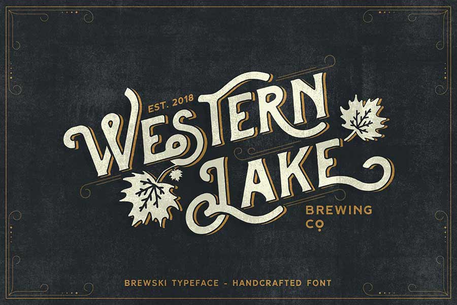 Brewski — Brewery Typeface