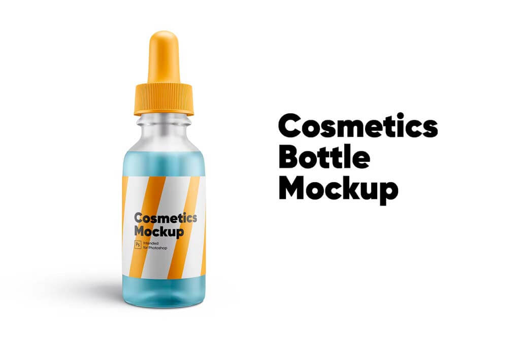 Cosmetics Bottle Mockup