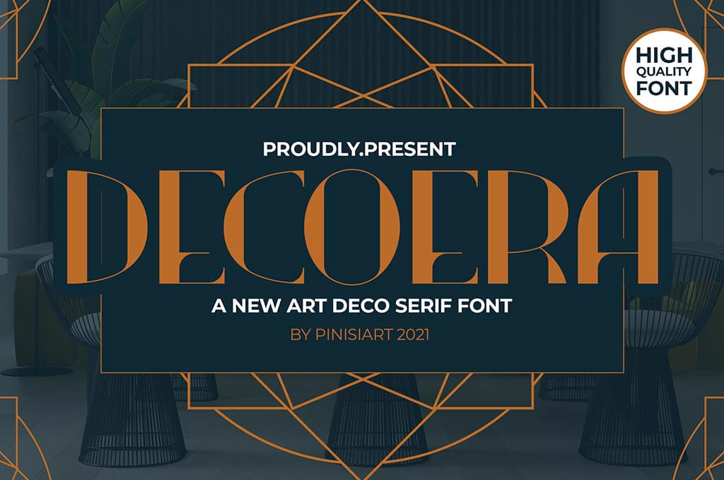 DECOERA — Art Deco Font
