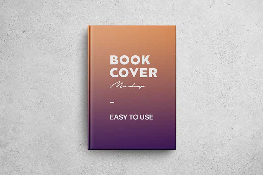 Glossy Book Cover Mockup