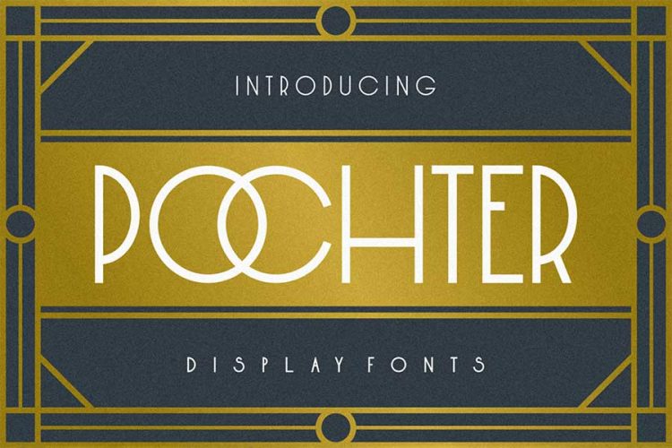 Art Deco Fonts 35+ Best Extravagant Typefaces on The Designest