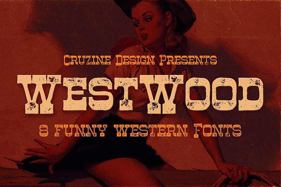 Westwood — Funny Western Font