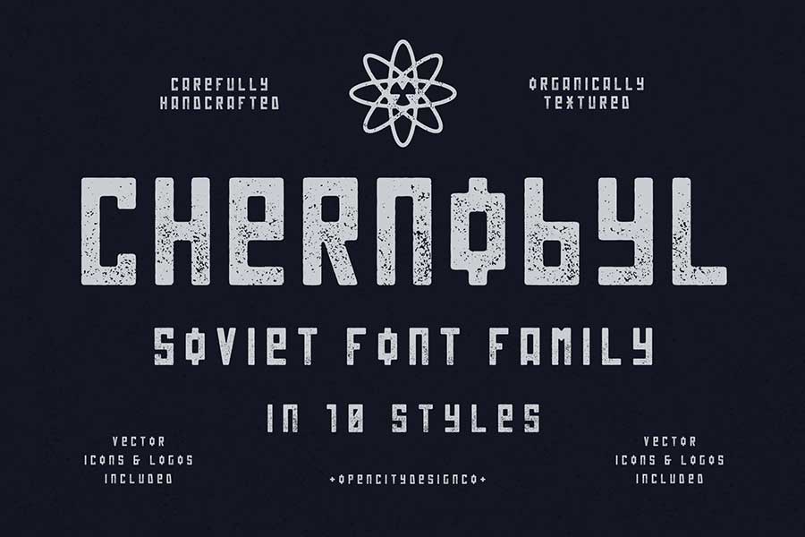 Chernobyl — Soviet Font Family